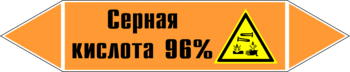 Маркировка трубопровода "серная кислота 96%" (k24, пленка, 507х105 мм)" - Маркировка трубопроводов - Маркировки трубопроводов "КИСЛОТА" - магазин "Охрана труда и Техника безопасности"